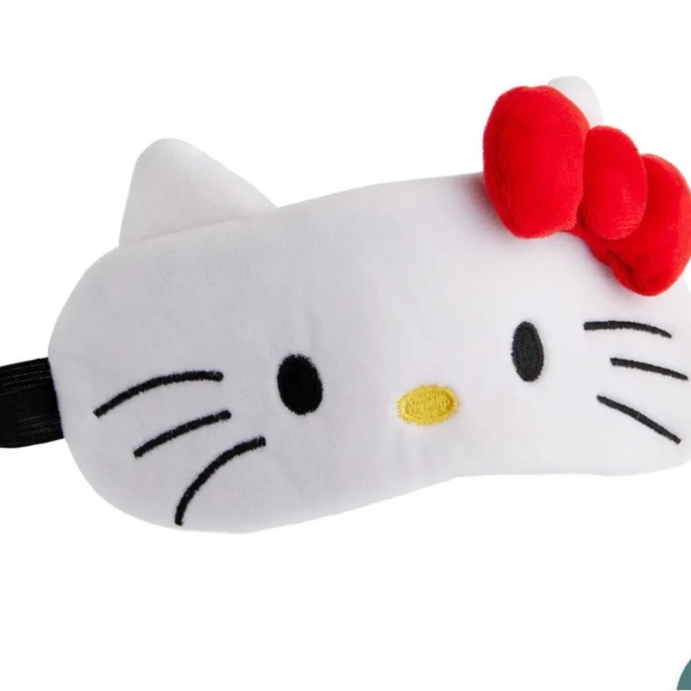 Hello Kitty White and Red Plush Sleep Mask